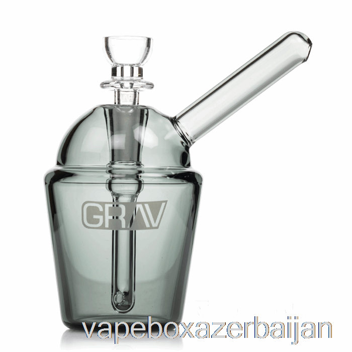 E-Juice Vape GRAV Slush Cup Pocket Bubbler Smoke Grey